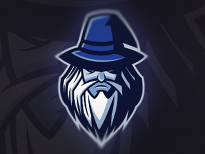 Dark Wizard Mascot Logo