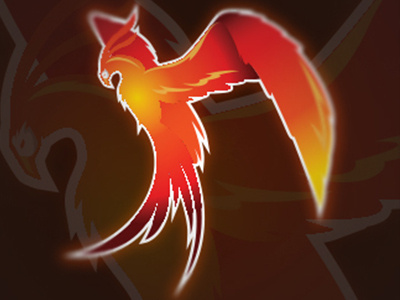Phoenix Mascot Logo bird cartoon clan esports fire gaming immortal mascot phoenix rebirth reborn team