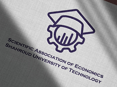 Logo design for Economic Science Association of Shahroud Univers branding design economic graphic design instagram logo university