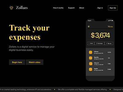 Finance dashboard