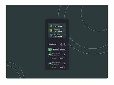 Finance dashboard app dashboard design finance productdesigner