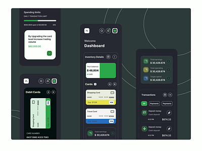 Finance dashboard bangalore branding ui ux