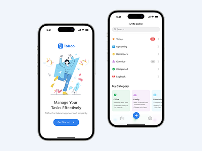 ToDoo - Daily Task Manager Mobile App (iOS)