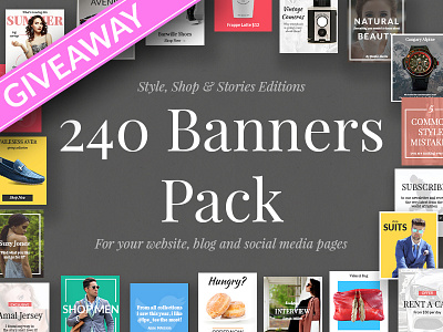 240 Banners Pack - Giveaway