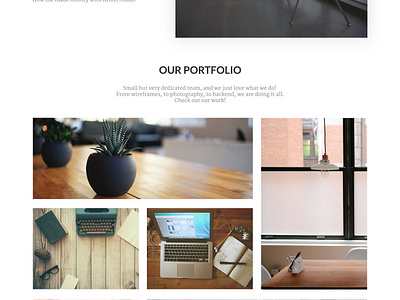 Agencia - FREE One Page PSD by Web Donut on Dribbble