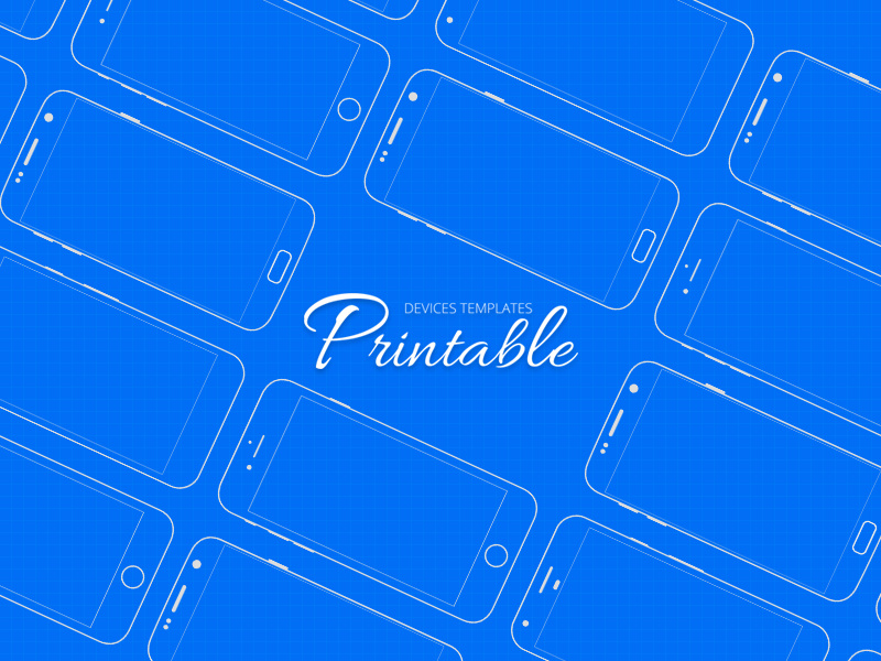 Printable Devices Templates ux ux design wire frame prototyping ui app design mobile app mobile wireframe free printable device