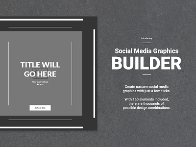 Social Media Graphics Builder banner banner design design facebook instagram marketing pinterest social media twitter