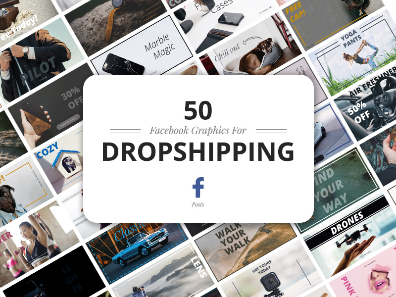 50 Facebook Dropshipping Graphics by Web Donut on Dribbble