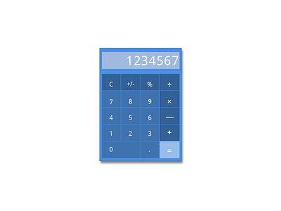 Daily UI 004 - Calculator calculator