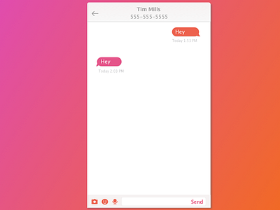 Daily UI 013 Direct Messaging