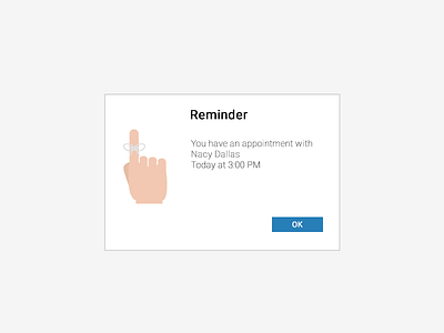 Daily UI 16 pop up reminder