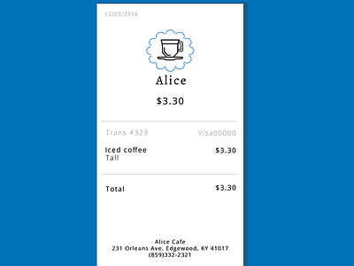 Daily Ui 17 Receipt