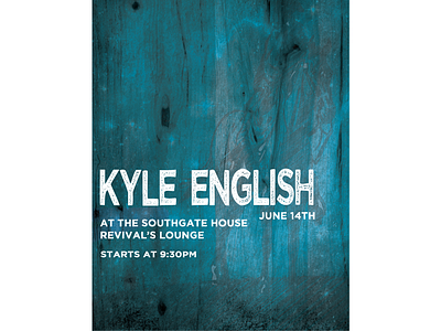 Kyle concert poster