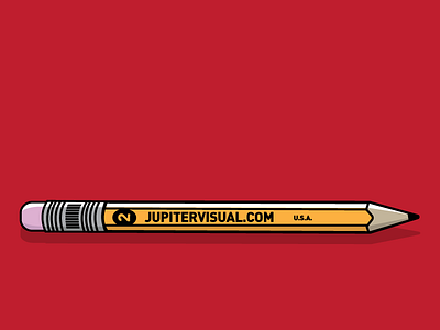 No2 Pencil illustration jupiter visual no2 pencil vector