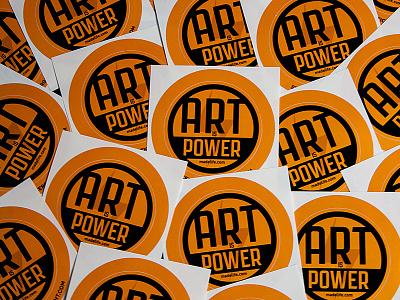 Art is Power Stickers