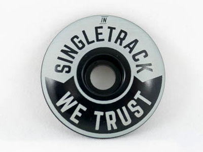 In Single Track We Trust bike headset ride singletrack typography votesingletrack