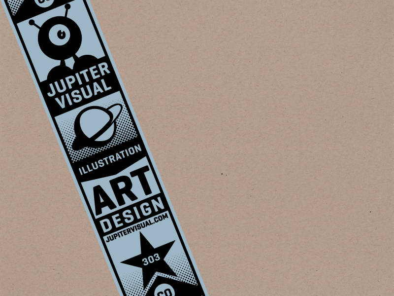 Jupiter Visual Custom Tape branding vector jupitervisual tape