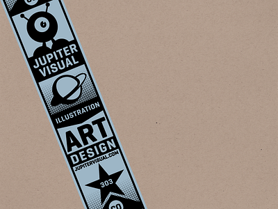 Jupiter Visual Custom Tape branding jupitervisual tape vector