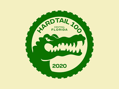 HARDTAIL 100 alligator apparel branding design florida identity illustration logo orlando racing