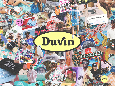 DUVIN YEAR ONE apparel beach brands collage design digital duvin duvin design fashion florida graphic design lifestyle photography surf