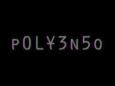 Polyenso bands branding identity logo music