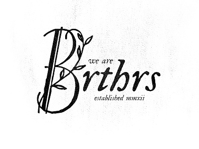 Brthrs. branding brands identity logo
