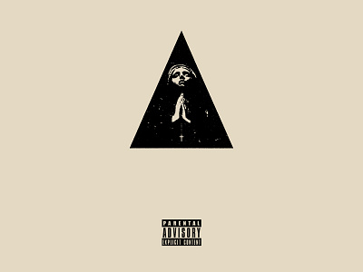 Prey. album art dark design minimal mixtape music occult religious triangle