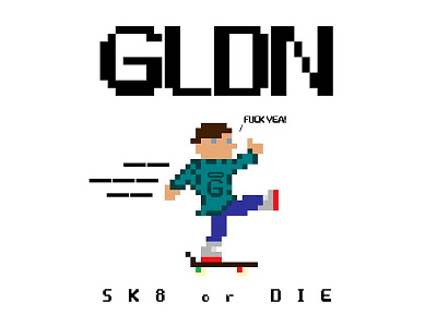 GLDN Sk8 Or Die. apparel clothing design golden eagle co skateboarding streetwear