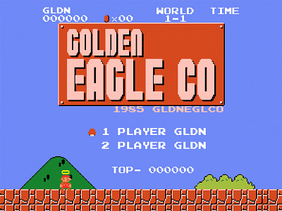 Super Golden Eagle Co. 8bit apparel clothing design golden eagle co nintendo skateboarding streetwear super mario bros video games