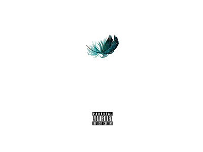 Lightweight. album art design feather hip hop minimal minimalism mixtape music