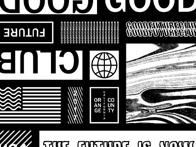 GFC. basic clothing collage design future minimal symbols type typography