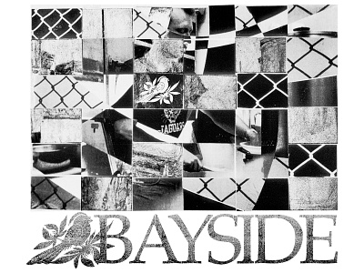 Bayside Sample. apparel collage design photography streetwear