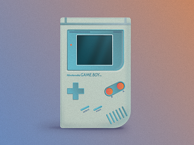 Gameboy design game gameboy icon illustration logo nintendo super mario supernes texture vintage