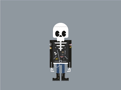 Kiehl's Mr.Bone bone characterdesign kiehls skull