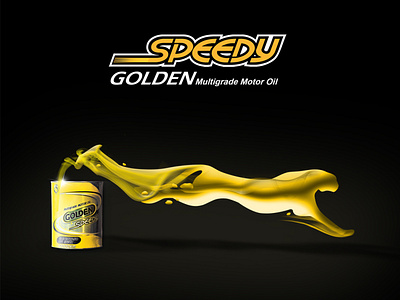 Graphic design for Speedy motor oil .Co graphic design