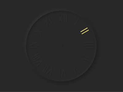 Clock black clock neomorphism design graphic design icon illustration neomorphism style