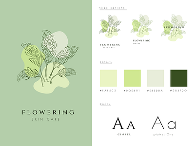 Logo for natural cosmetics aidentic beauty cosmetic design graphic design icon logo natural photoshop