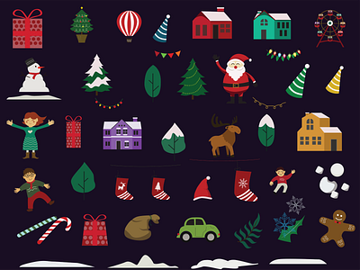 holiday wrapping paper pattern