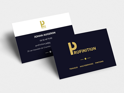 Identité graphique : Profinition branding communication design typography