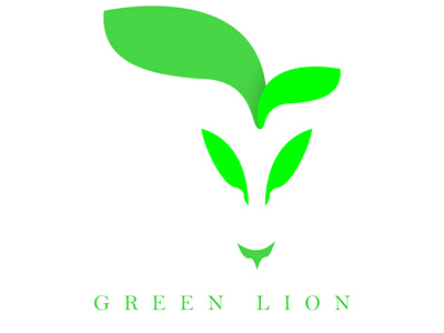 Green Lion graphic design logo