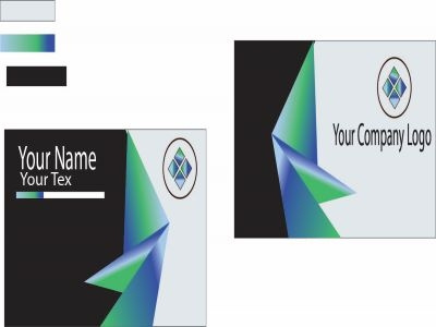 Business card graphic design logo