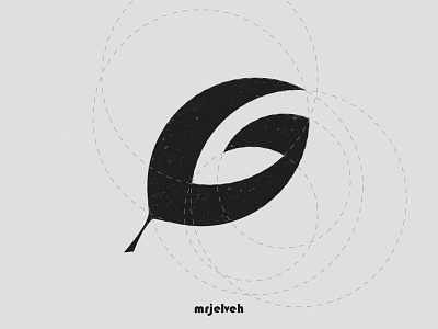 Gilaneh - (G Logo) fibonacci g green leaf logo minimal mrjelveh tea
