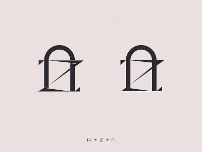 AZ Monogram 🚪 a az az logo design door door logo logo logotype monogram mrjelveh z 🚪