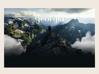 Georgia — Landing Page Design branding design