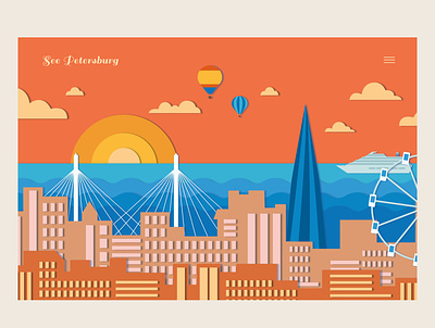 Saint-P — Landing Page Design branding design illustration