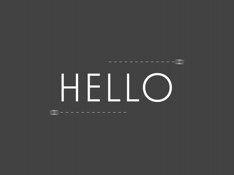 Hey Dribbble! after effects animation debut geometric hello dribbble minimalist motion motion design motion graphics simple text