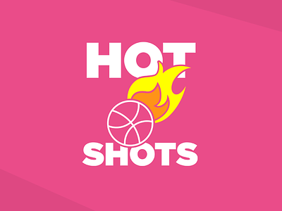 Hot Shots branding design dribbble fire icon logo shot text
