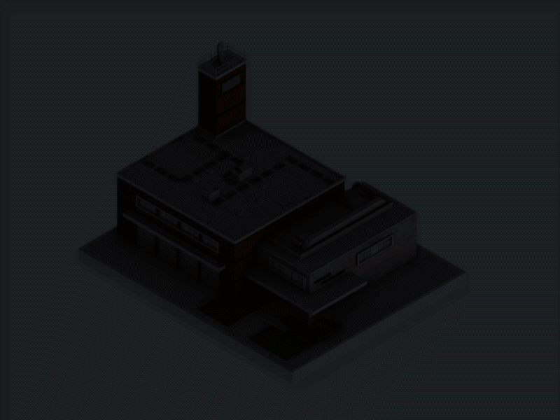 Timelapse - Torrance Fire Dept perspective light motion 3d isometric speed time timelapse