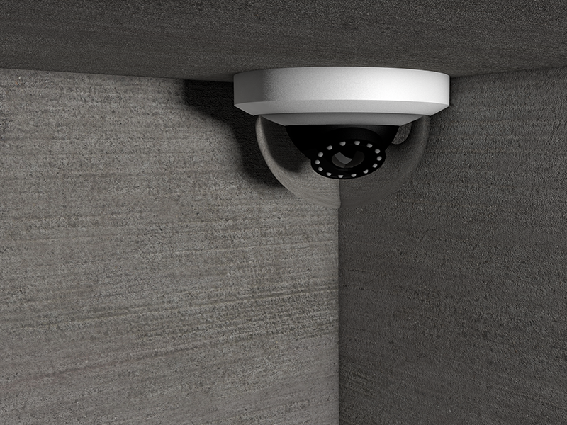 Security monochrome monochromatic concrete material texture camera modeling c4d cinema 4d model 3d