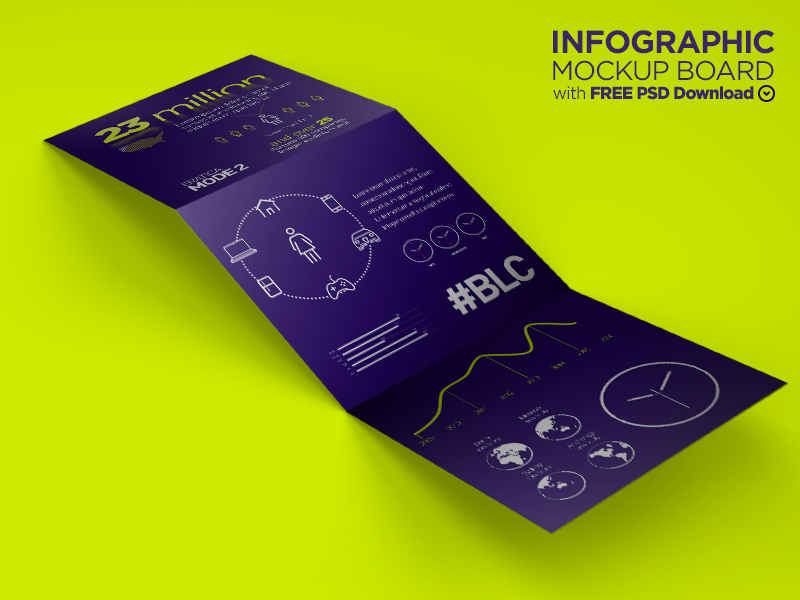 Download Infographic Mockup Free Psd by Steven Brewis on Dribbble